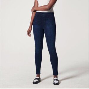 Spanx Jean-ish Ankle Leggings Denim Jeans M Tall
